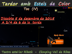 Logo Taller d'observació celeste-Tardor amb estels de color (IV)-Ribes de Freser-5.12.2015